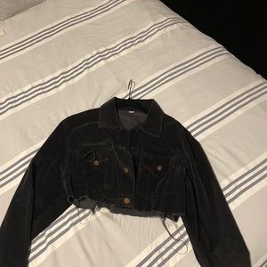 Black Cropped Jacket